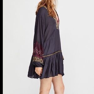 NEW NWT Free People Wild One Embroidered Tunic